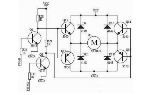 h橋電機驅(qū)動電路
